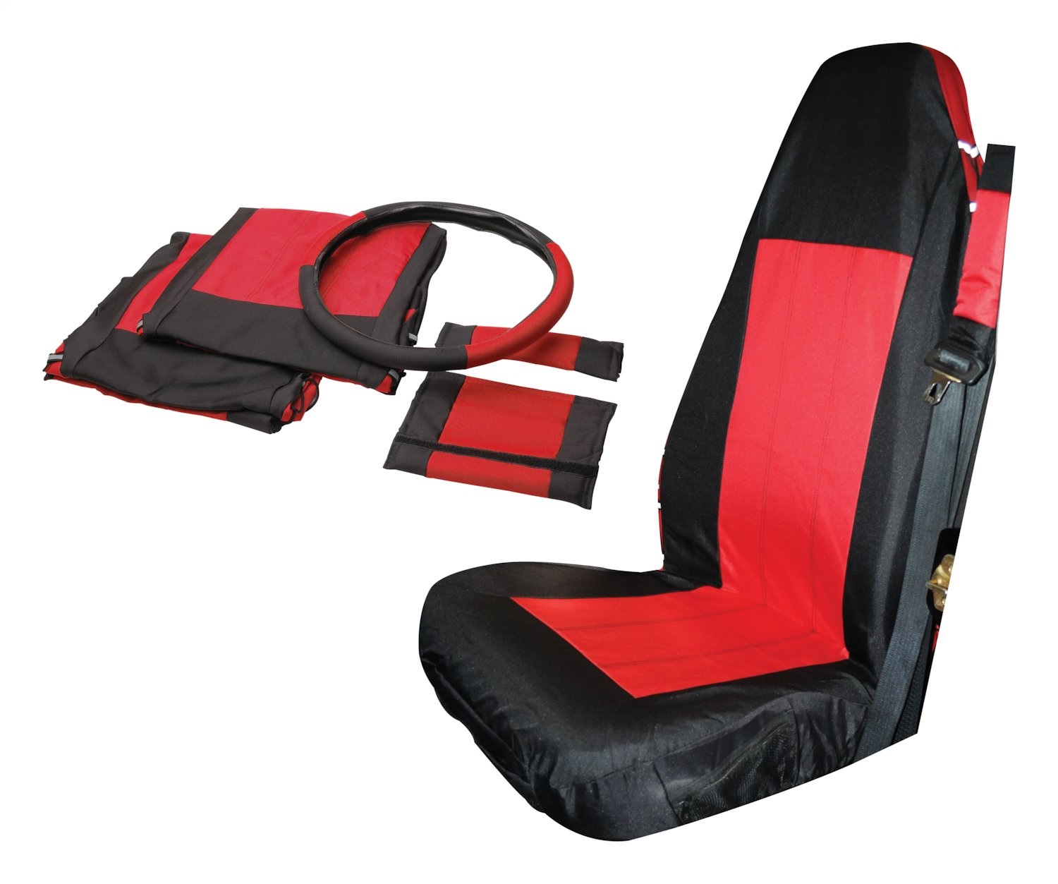 RT Off-Road SC10030 Fabric Black Seat Cover Set
